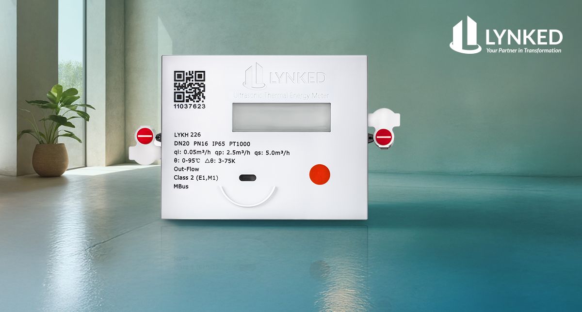 An image of a LYHK Series btu meter in HVAC by LYNKED